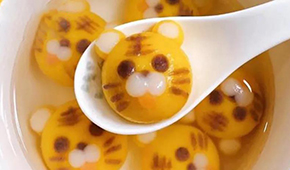 貨源緊張，虎年元宵湯圓不拼價(jià)格拼創(chuàng)意！大黃米+小老虎圈粉無數(shù)！